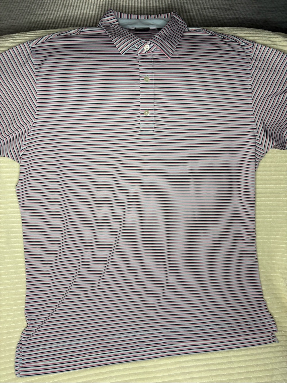 FootJoy Men 2XL ProDry Striped Golf Polo Black Jacks Crossing Lajitas TexasShirt